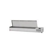 Turbo Air CTST-1800-13-N 70" E-Line Countertop Salad Table, 8 Pan Capacity 2 image