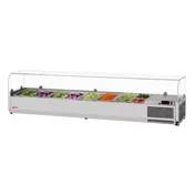 Turbo Air CTST-1800G-13-N 70" E-Line Countertop Salad Table, 8 Pan Capacity 1 image