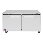 Turbo Air MUR-60-N 60" 2-Section Undercounter Refrigerator w/ 2 Doors, 17 cu. ft. 2 image