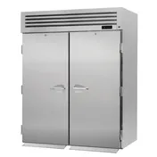 Turbo Air PRO-50R-RI-N-SH 34" 2-Section Solid Doors Roll-In Refrigerator w/ Shelves, Stainless Steel, 82 cu. ft. 1 image