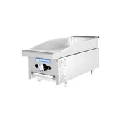 Turbo Air TAMG-12 12" Countertop Manual Gas Griddle, 3/4" Steel Plate, 22.000 BTU 1 image