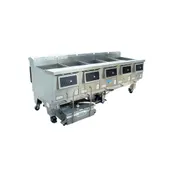 Ultrafryer B-E15-18-5-UC Multiple Battery Electric Fryer w/ (5) 70-110 lbs Vats, Thermostat Controls 1 image