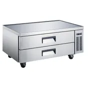 U-STAR USCB-52 51" 2 Drawers Refrigerated Chef Base w/ V-Edge Top, 9.9 cu. ft. 1 image
