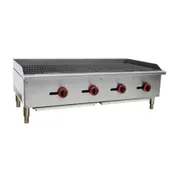Cookline CCB-48 48" Countertop Gas Radiant Charbroiler w/ (4) Burners, 120.000 BTU 1 image