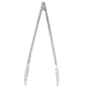 Winco UT-12 12" Stainless Steel Heavy Weight Utility Tongs 2 image