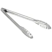 Winco UT-12 12" Stainless Steel Heavy Weight Utility Tongs 3 image