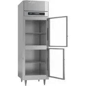 Victory FS-1N-S1-HG-HC 31.25" 2-Half Glass Door Reach-In Freezer, Top Mounted, 20 cu. ft., Stainless Steel 4 image
