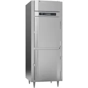 Victory FSA-1D-S1-EW-PT-HD-HC 31" 4-Half Solid Door Pass-Thru Freezer, 1-Section, Top Mounted, 26 cu. ft., Stainless Steel 3 image
