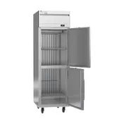 Victory VERSA-1D-HD-HC 26" 1-Section Reach-In Refrigerator w/ 2 Solid Half Doors, Electronic Control, 21 cu. ft. 4 image