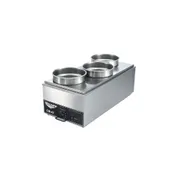 Vollrath 19188 Adaptor Plate, 3 Round 8-3/8" Holes, 300 Series Stainless Steel, Fits 78184 1 image