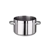 Vollrath 3206 Induction Sauce Pot, 23 Qt 14" Dia., 18-10 Steel, Clad Bottom, Welded Handles 1 image