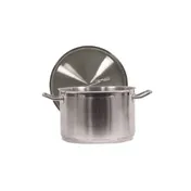 Vollrath 3904 Optio Sauce Pot with Cover, 16 Qt, 12" Dia., 8" Deep, Stainless Steel, Induction Ready 1 image