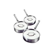 Vollrath 4070 Premier Saute' Pan, 3 Quart, 10" Dia., 2-3/8" Deep, Aluminum 1 image