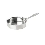 Vollrath 47745 Intrigue Stainless Steel Sauté Pan, 3 Quart, 9-3/8" Dia, 18-8 Al/Steel Clad Bottom 1 image