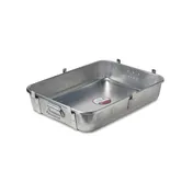 Vollrath 68362 Roasting Pan with Straps, 29-1/2 Quart, 24" x 18" x 4-3/4", 10 ga. Aluminum, NSF 1 image