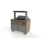 Vollrath 69722S-1-VCL Custom Buffet Warmer, 43-48" W, Stainless Steel, Downdraft Vent System, 34" H 1 image