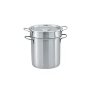 Vollrath 77110 Double Boiler, 11-Qt 18-8 Stainless Steel, Loop Handles, 11-7/8" Dia x 8-3/4" NSF 1 image