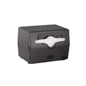 Vollrath 8545-06 Counter Napkin Dispenser, 5" x 7", 175 Cap, Steel Body, Black Face 1 image