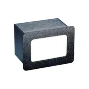 Vollrath FMN-1 Flush Mount Napkin Dispenser, 5" x 6" Napkins, 90 Capacity, Black ABS Plastic 1 image