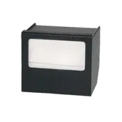 Vollrath MN-1 Napkin Dispenser, 6"H x 7-1/8"W x 6-1/4"D, Black ABS, Counter, 3" x 6" Napkins 1 image