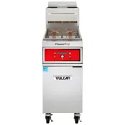 Vulcan 1VK45D 15" Floor Model Full Pot Gas Fryer, 50 lbs, 70.000 BTU 1 image