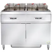 Vulcan 2ER50AF Multiple Battery Electric Fryer with Built-In Filter, (2) 50 lbs Fryers 2 image