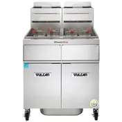 Vulcan 2VK45AF 31" Powerfry5 Multiple Battery Gas Fryer w/ (2) 50 lbs, Frypots, Filtration System 1 image