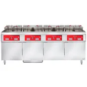 Vulcan 4ER50CF Multiple Battery Electric Fryer with Computer Controls and Built-In Filter, (4) 50 lbs 1 image