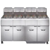 Vulcan 4GR45MF 62" Multiple Battery Gas Fryer w/ (4) 50 lbs, Frypots, Filtration System, Twin Baskets 1 image