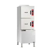 Vulcan C24DA10 10 Pan Direct Steam Convection Steamer w/ 2 Compartments on Cabinet Base  1 image