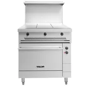 Vulcan EV36S-3HT480 Restaurant Range, Electric, 36", (3) Hot Tops 2 image
