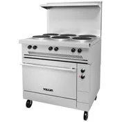Vulcan EV36S-6FP480 Restaurant Range, Electric, 36", (6) 2.0 Kw French Hotplates 3 image