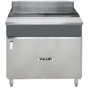 Vulcan VWT36B 36" Gas Heavy Duty Range w/ 36" Work Top Spreader, (1) Cabinet Base, 4" Stub Riser on 6" Adjustable Legs 1 image