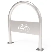 Wabash BRH539I Urbanscape Bike Rack, In Ground Mount, U-Shape, Stainless Steel 1 image