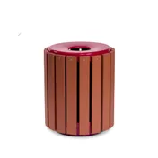 Wabash LR100G 32-Gallon Inground Trash Can, Recycled Plastic, Liner Included, Heavy-Duty Commercial 1 image