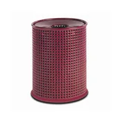 Wabash LR300P - 32-Gallon Trash Can, 25" Dia. x 33" Height, Steel, Plastisol Finish, Open Top 1 image