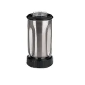 Waring CAC37 Blender Container, with Lid & Blade, 32 Oz., Stainless Steel 1 image