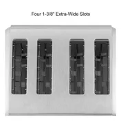 Waring WCT708 Commercial Toaster, Medium-Duty, (4) Extra Wide 1-3/8" Slots 3 image