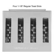Waring WCT800RC Commercial Toaster, Heavy-Duty, (4) 1-1/8" Slots 6 image