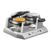Waring WW300BX Commercial Belgian Waffle Maker, Quad Side-By-Side, 7" Dia. 3 image