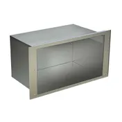 Wood Stone 0-4343-BOX-SS Storage Box, Stand Mounted, Removable, Stainless Steel 1 image