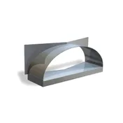 Wood Stone 0-5-DFEA-F Doorway Facade Extension, Arched, Flat, 5' 1 image