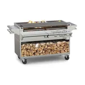 Wood Stone WS-SFB-5426 54" Cast Iron Wood Burning Charbroiler, Free Standing / Shallow Fire Box 1 image