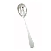 Winco 0030-24 Slotted Serving Spoon, 11-1/2" 18/8 Stainless Steel Heavy Non-Insulated Handle - 1 Dozen 1 image