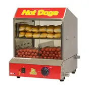 Winco Benchmark 60048 Dog Pound Hot Dog Steamer w/ (164) Hot Dog & (36) Bun Capacity 1 image