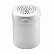 Winco ADRG-10H 10 oz. Aluminum Dredge without Handle 1 image