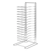 Winco APZT-1015 Countertop Aluminum Pizza Pan Rack,15 Pans 1 image