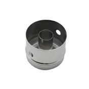 Winco CC-2 Stainless Steel Round Doughnut Cutter - 3" x 2 1/2" 1 image