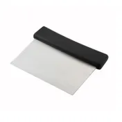 Winco DSC-2 Dough Cutter/Scraper With Plastic Black Handle,Stainless Steel Blade 1 image