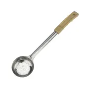 Winco FPPN-3 3 oz. One-Piece Perforated Food Portioner, Tan Handle, Prime 1 image
